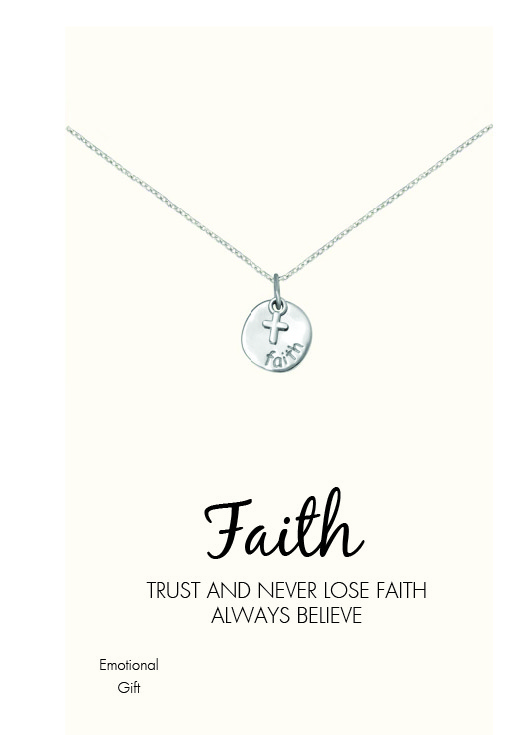 Cross Faith Pendant Necklace